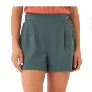 Thread 4 Thought Ava Stretch Twill Ruffle Short - L